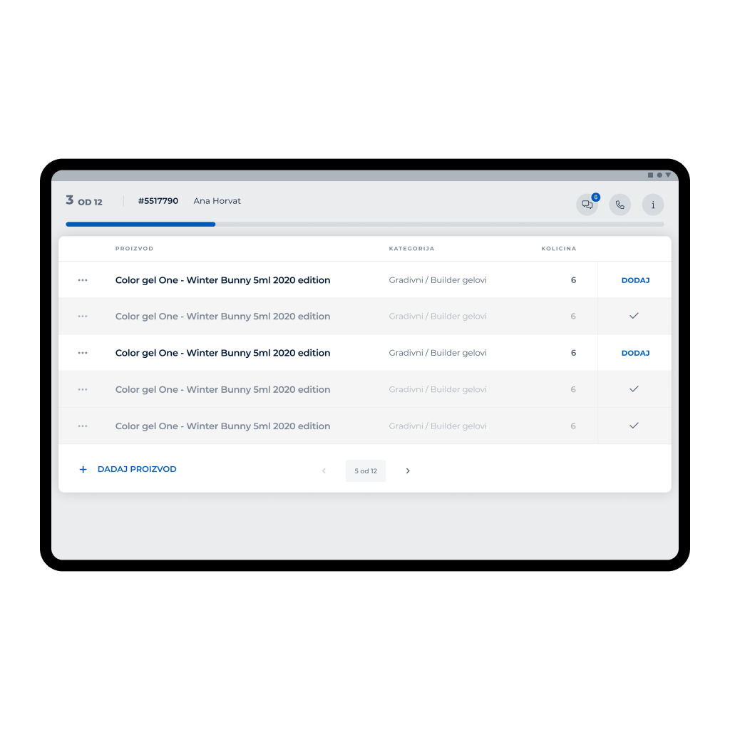 Order processing